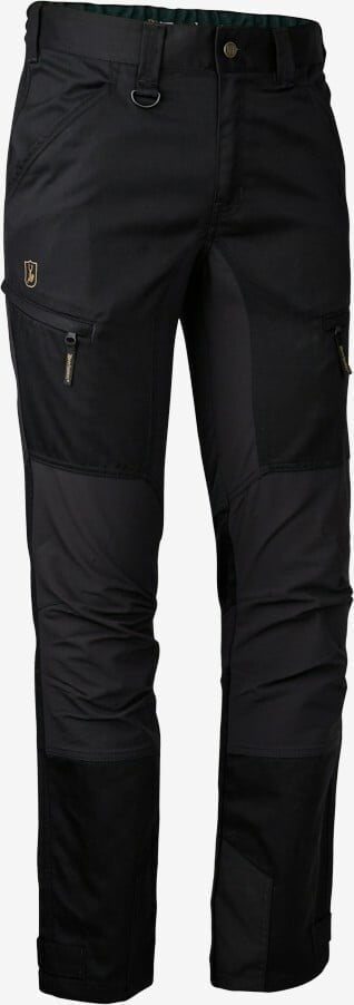 Deerhunter - Rogaland Stretch bukser med kontrast (Sort) - 50 (M)