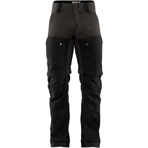 Fjällräven Mens Keb Gaiter Trousers (Sort (BLACK-STONE GREY/550-018) 46)