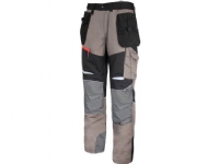 Lahti Pro Khaki-sort bukser med stretchindsatser S (L4050901)