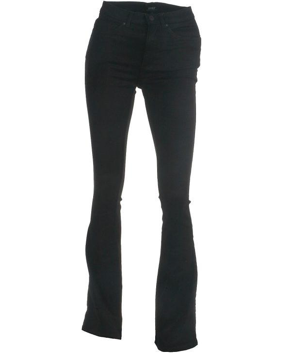 Only jeans flared, Royal high, sort - 164,XS,"34
