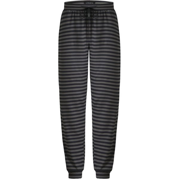 Liberté dame bukser ALMA 9500 - DARK GREY BLACK STRIPE