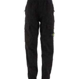 Stone Island Bukser - Sort m. Logo