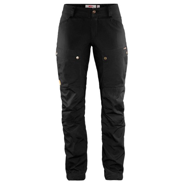 Fjällräven Womens Keb Curved Trousers Regular (Sort (BLACK/550) 36)