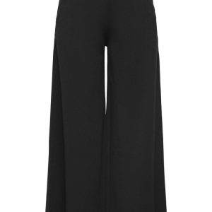 JDY - Bukser - JDY Tanja Life Wide Flowy Pant - Black