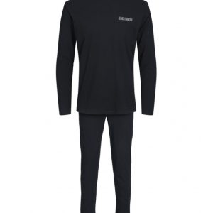 Jack & Jones pyjamas/loungesæt i sort til herre - Gaveæske
