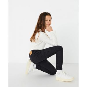 KIDS ONLY KOGMISSOURI slim fit cargo bukser i sort til piger