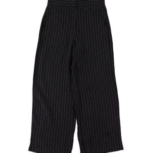 LMTD Bukser - NlfRin - Black/Pinstripes