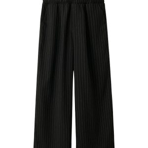 Name It Bukser - NkfTengrun - Wide - Black/WHITE