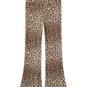 Name It Bukser - NmfNuni - Turtledove m. Leopardprint
