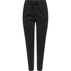 ONLY dame bukser ONLPOPTRASH-ALYA - Black Silver lurex