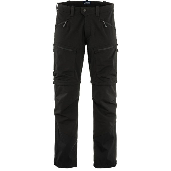 Tierra Mens Lite Track Convertible Pant (Sort (BLACK) 44)
