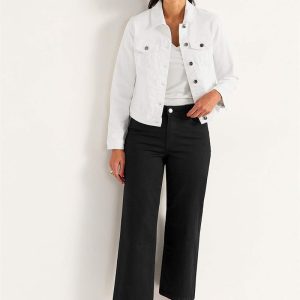 Elastiske ankeljeans