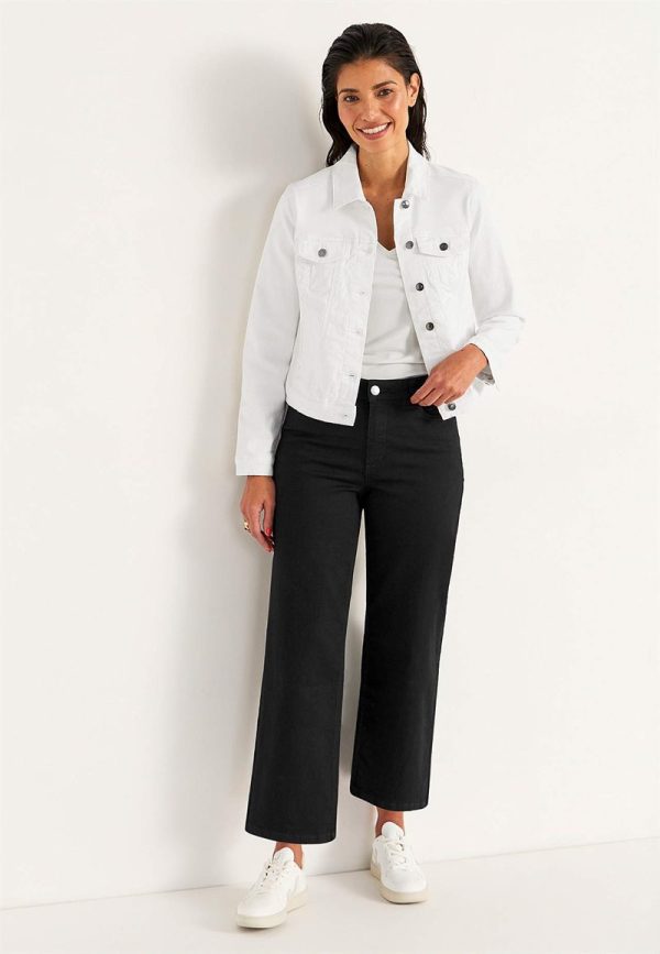 Elastiske ankeljeans