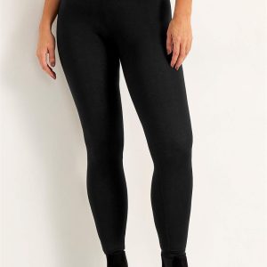 Elastiske jerseyleggings