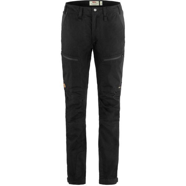 Fjällräven Womens Abisko Lite Trekking Trousers Short (Sort (BLACK/550) 36)