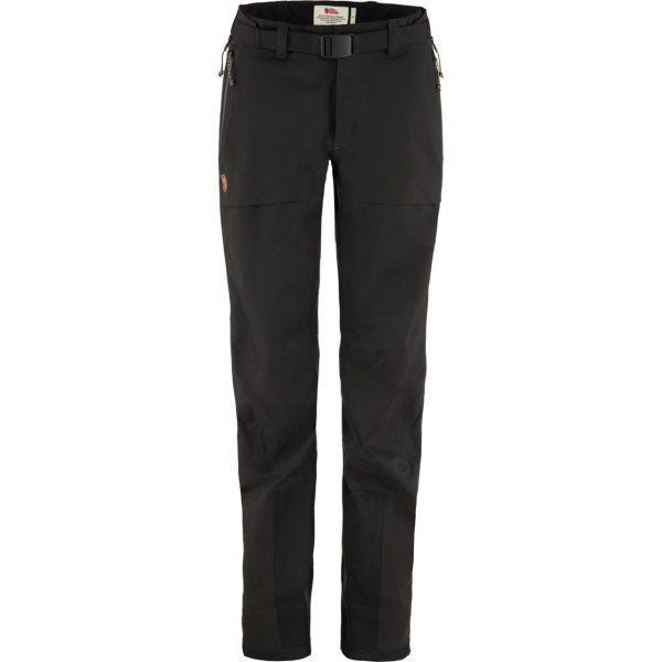 Fjällräven Womens Keb Eco-Shell Trousers (Sort (BLACK/550) X-small)
