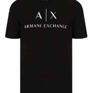 Giorgio Armani Exchange T-shirt Sort Str. M