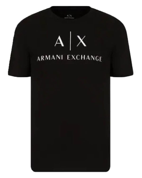 Giorgio Armani Exchange T-shirt Sort Str. M