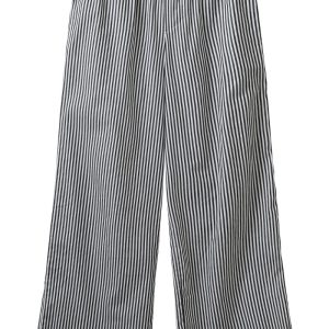 H2O - Bukser - Basic Rønne Pajamas Pants - Black/White Striped