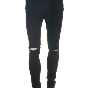 Jack & Jones kneecut jeans, sort, Liam - 194 - W36 - "32