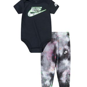 Nike Bukser/Body k/æ - Tie Dye - Sort