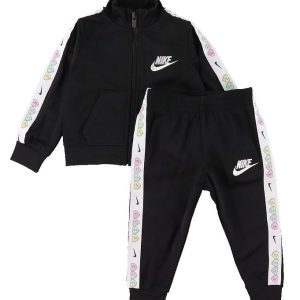 Nike Træningssæt - Cardigan/Bukser - Taping - Sort