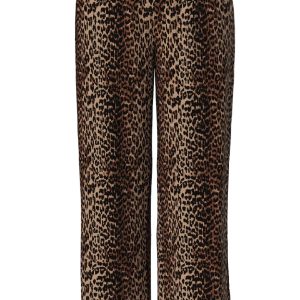 Pieces Bukser - Flora - Black Leo