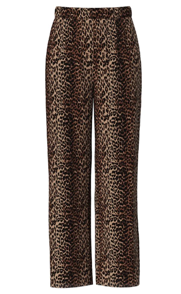 Pieces Bukser - Flora - Black Leo