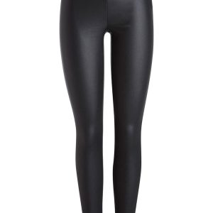 Pieces - Bukser - PC Skin Paro HW Leggings Coated - Black