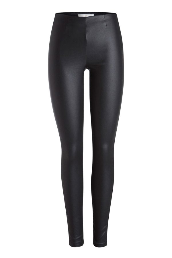 Pieces - Bukser - PC Skin Paro HW Leggings Coated - Black