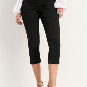 Superkomfortable caprijeggings i denim Elin