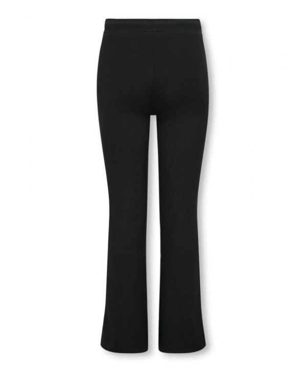 KIDS ONLY KOGFEVER flared pants i sort til piger