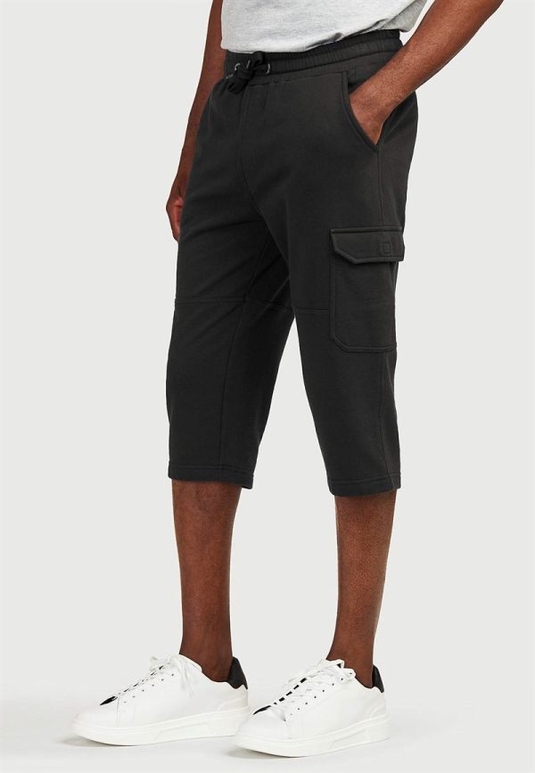 Lange sweatshirt-shorts med cargolommer Smarty