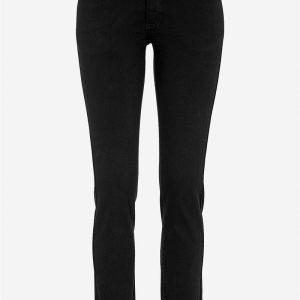 Lige jeans med høj talje