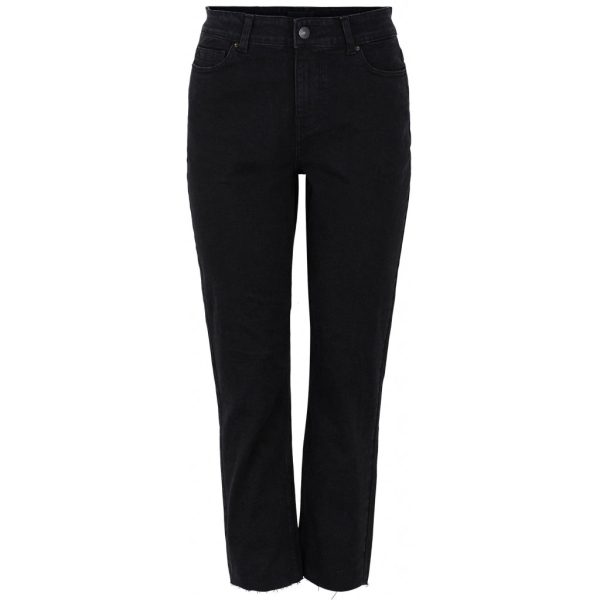 PIECES dame bukser PCLUNA - Black