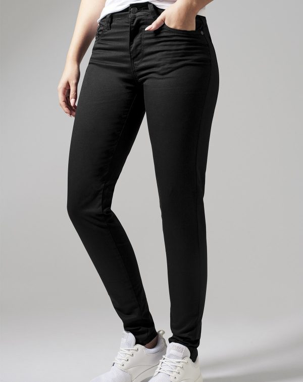 Urban Classics Skinny Bukser Sort