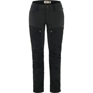 Fjällräven Keb Trousers Curved Kvinder / Damer Regular-black-44 - Bukser
