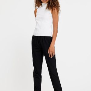 Flora Ankle bukser - sort
