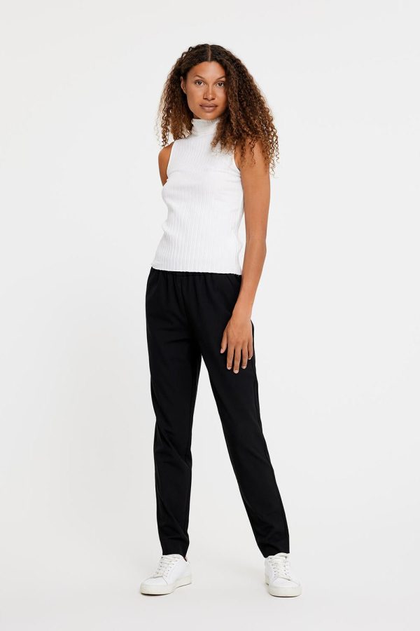 Flora Ankle bukser - sort