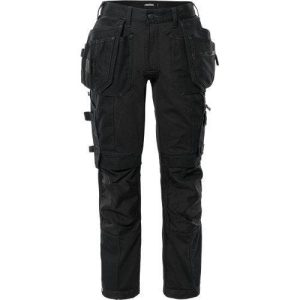 Kansas Håndværker stretch bukser dame 2533 - Sort