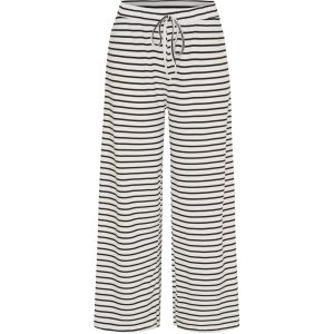 Marta du Chateau dame bukser MdcMireya 22611 - White/Black Stripe
