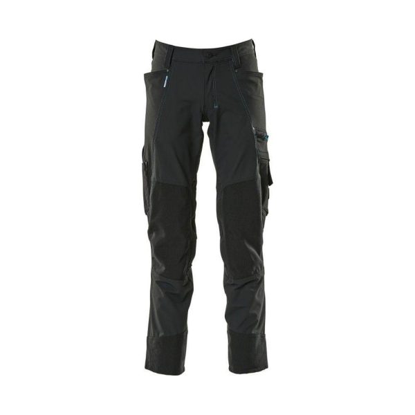Mascot®Advanced Arbejdsbukser, Knælommer, Stretch, Lav vægt,17179-311-09 sort