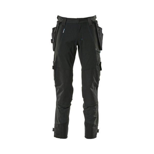 Mascot®Advanced håndværkerbukser aftagelige hængelommer, Stretch, 17031-311-09 sort