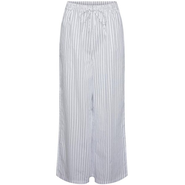 PIECES dame bukser PCJULLA - Bright White Black