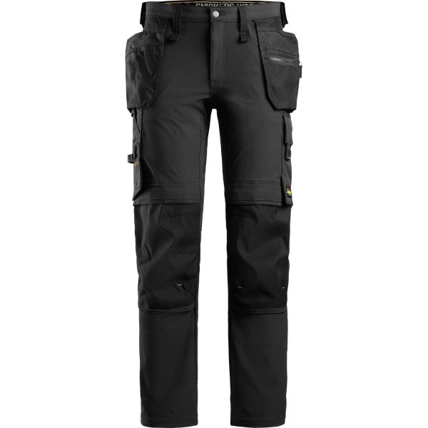 Snickers AW buks 4-stretch med hylsterlommer sort 6271