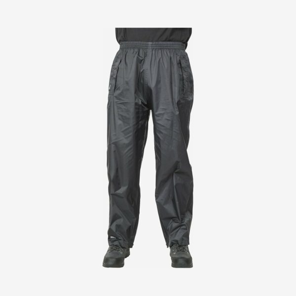 Trespass - Qikpac regnbukser (Sort) - 2XS