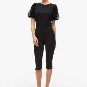 Vicamille Capri bukser - Black Beauty