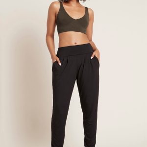 Bambus yogabukser | Sort | S