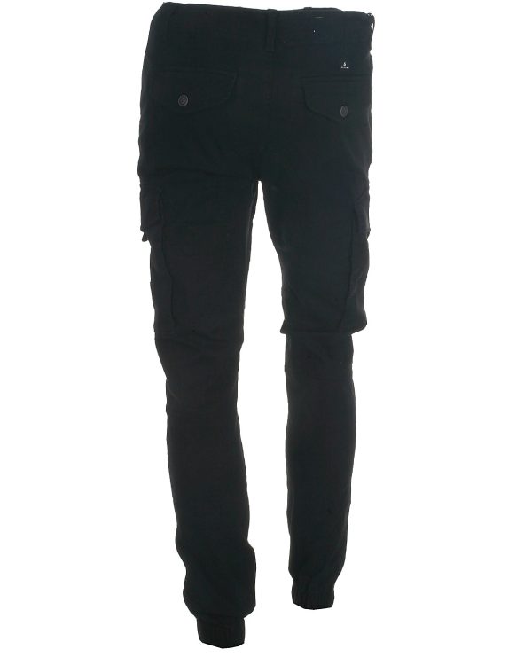 Jack & Jones cargo buks, Paul, sort - 176 - W29 - "32