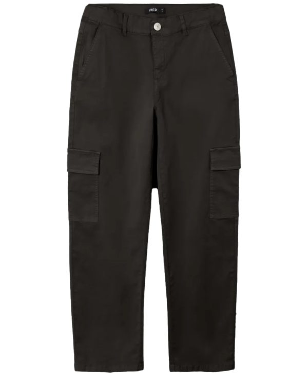 LMTD cargo bukser, Straight, sort - 164 - 14år